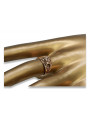 Russisch Sowjet rosa 14 Karat 585 gold Vintage Ring vrn062