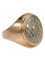 Russisch Sowjet rosa 14 Karat 585 gold Vintage Ring vrn177