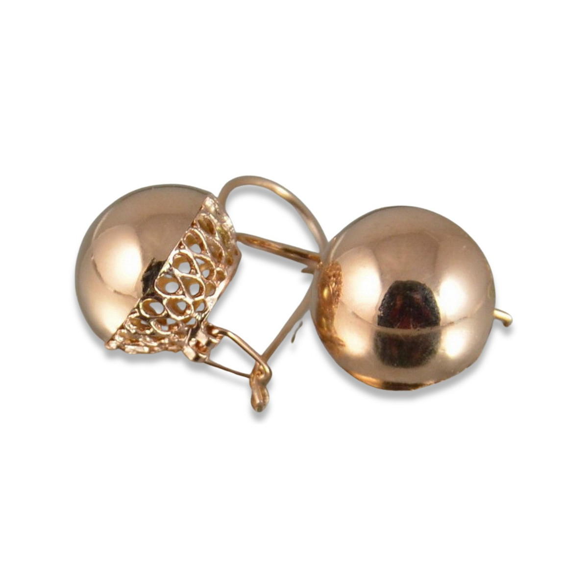 Boucles d’oreilles en or zlotychlopak.pl ★ Échantillon d’or ★ 585 333 Prix bas!