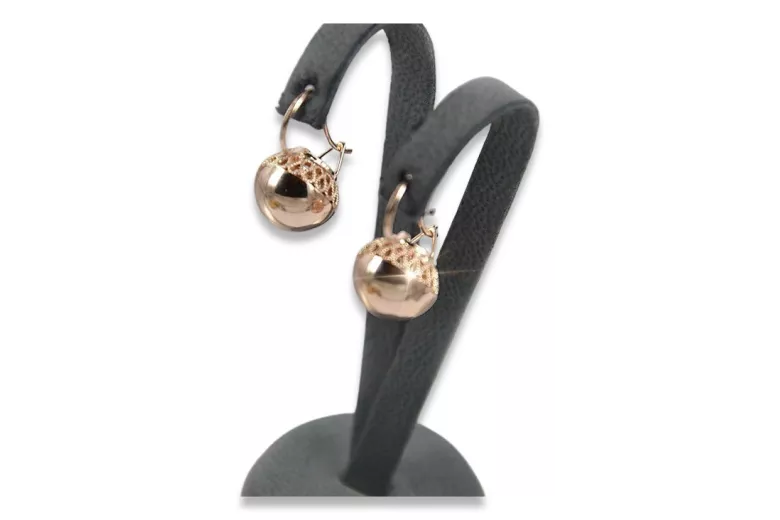 Boucles d’oreilles en or zlotychlopak.pl ★ Échantillon d’or ★ 585 333 Prix bas!