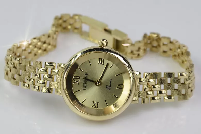 Gold ladies watch ★ zlotychlopak.pl ★ Gold purity 585 333 Low price!