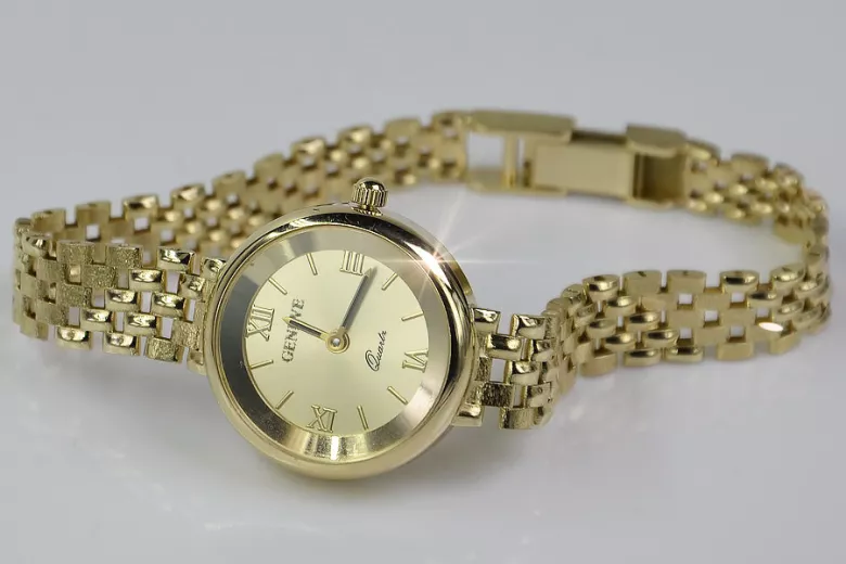 Reloj ★ de oro para damas zlotychlopak.pl Pureza de oro 585 333 ¡★ Precio bajo!