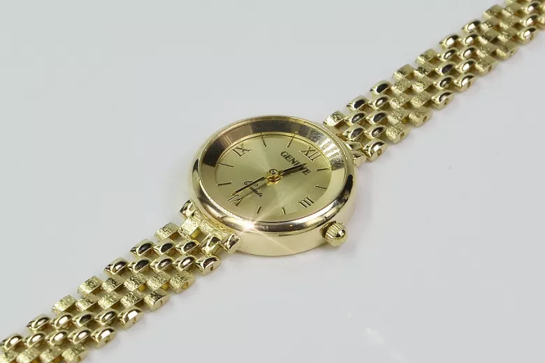 Reloj ★ de oro para damas zlotychlopak.pl Pureza de oro 585 333 ¡★ Precio bajo!