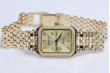 Sunshine Glow 14k Gold Lady Geneve Wrist Watch lw055y&lbw006y