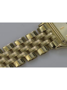 Bransoletka zegarek damski ze złota 14k w kolorze żółtym lbw008y