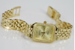 Montre bracelet en or jaune 14 carats Geneve pour dame lw055y&lbw008y