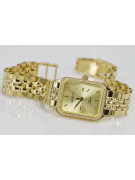 Goldene Herrenuhr Geneve ★ zlotychlopak.pl ★ Gold Reinheit 585 333 Niedriger Preis!