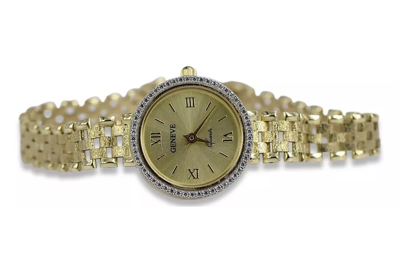 Gold ladies watch ★ zlotychlopak.pl ★ Gold purity 585 333 Low price!