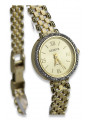 Reloj ★ de oro para damas zlotychlopak.pl Pureza de oro 585 333 ¡★ Precio bajo!