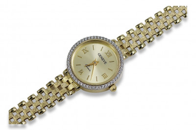 Золотые женские часы ★ zlotychlopak.pl ★ Чистота золота 585 333 Низкая цена!