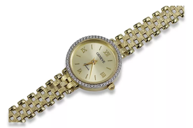 Gold ladies watch ★ zlotychlopak.pl ★ Gold purity 585 333 Low price!