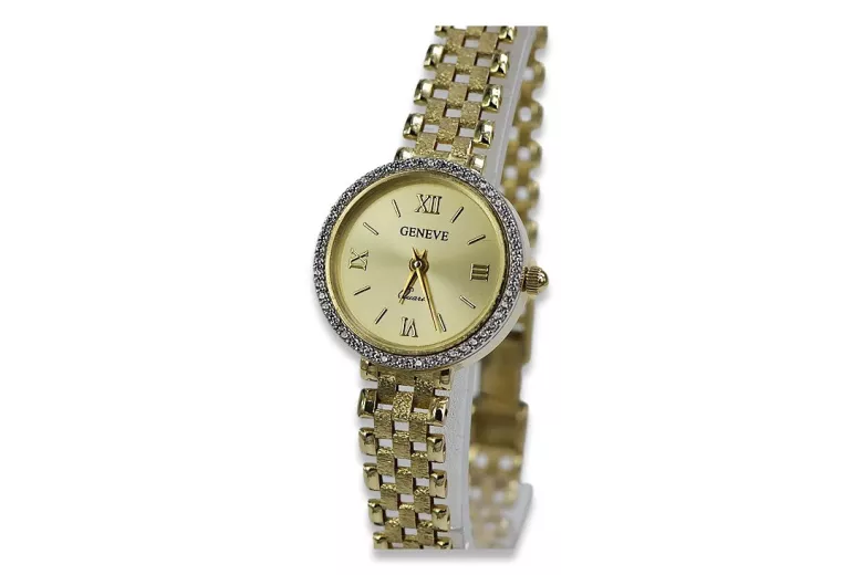 Gold ladies watch ★ zlotychlopak.pl ★ Gold purity 585 333 Low price!