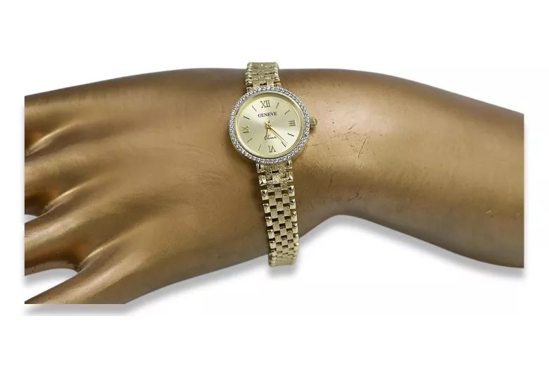 Gold ladies watch ★ zlotychlopak.pl ★ Gold purity 585 333 Low price!