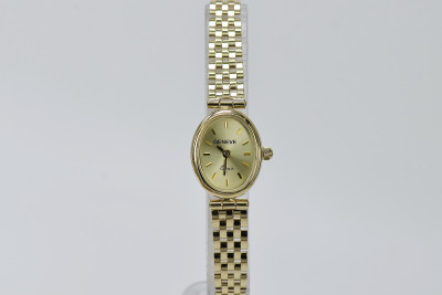 Italian 14K Yellow Gold Lady Geneve Watch lw031y