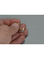 Vintage Rose Gold Ruby Zircon Emerald Sapphire Pendant vpc004