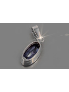 "925 Sterling Silver Gemstone Pendant with Alexandrite Ruby Sapphire Emerald" vpc011s