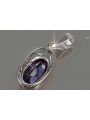 "925 Silver Gemstone Pendant with Ruby, Zircon, Amethyst, Emerald & Sapphire" vpc014s