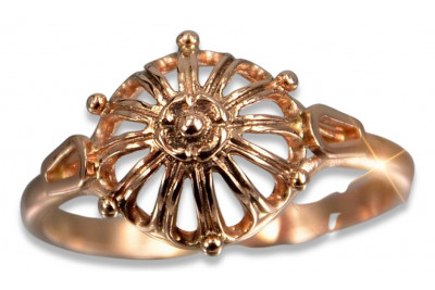 "Echtes Keine Steine Vintage Ring aus 14 Karat Roségold" vrn179 vrn179