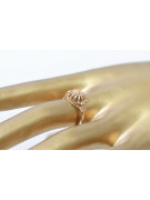 Russisch Sowjet rosa 14 Karat 585 gold Vintage Ring vrn179