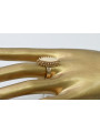 Russisch Sowjet rosa 14 Karat 585 gold Vintage Ring vrn042