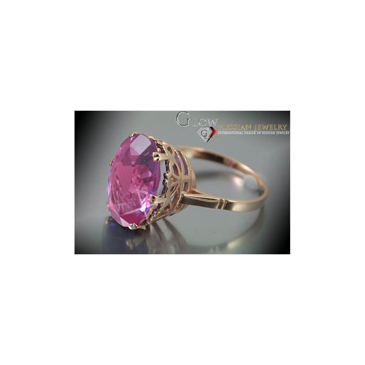 "Charmante Bague Vintage en Or Rose 14 Carats 585 sans Pierres" vrn106 vrn106