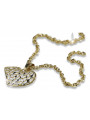 Gold pendant pendant ★ zlotychlopak.pl ★ Gold hallmark 585 333 low price