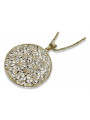 Gold pendant ★ zlotychlopak.pl ★ Gold sample 585 333 low price