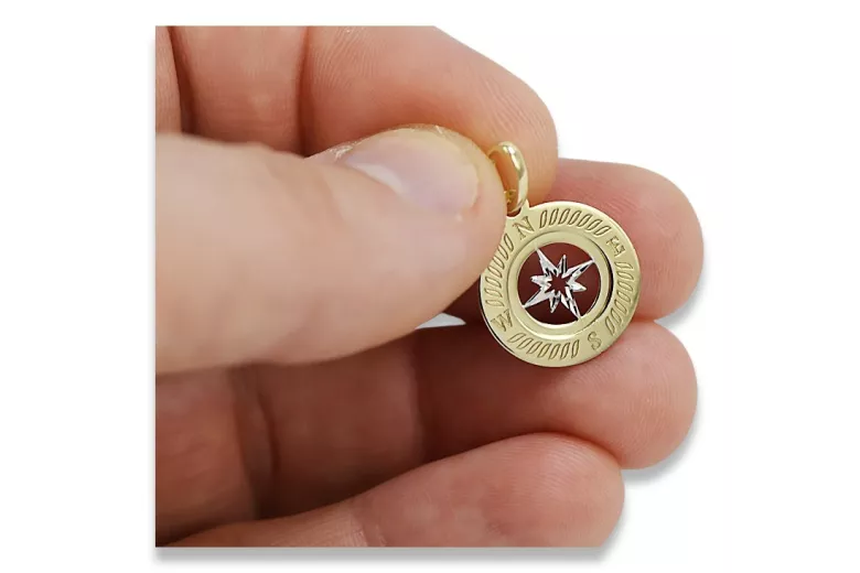 Pendentif ★ en or zlotychlopak.pl ★ Echantillon d’or 585 333 prix bas