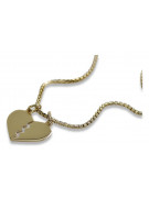 Gold pendant pendant ★ zlotychlopak.pl ★ Gold hallmark 585 333 low price