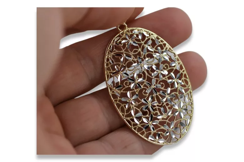 Pendentif ★ en or zlotychlopak.pl ★ Echantillon d’or 585 333 prix bas