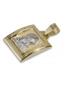 Gold Mary medallion icon pendant ★ zlotychlopak.pl ★ Gold 585 333 low price