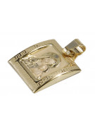 Colgante ★ Gold Mary medallón icono zlotychlopak.pl ★ Oro 585 333 precio bajo