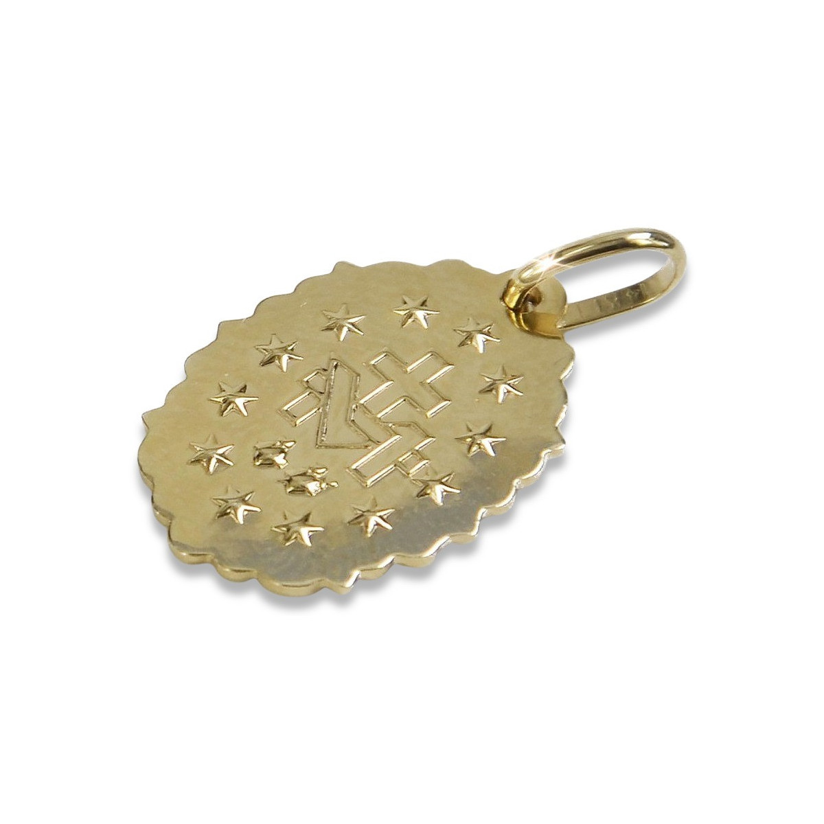 Gold Mary medallion icon pendant ★ zlotychlopak.pl ★ Gold 585 333 low price