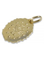 Gold Mary medallion icon pendant ★ zlotychlopak.pl ★ Gold 585 333 low price