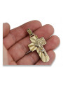 Golden Catholic Cross ★ russiangold.com ★ Gold 585 333 Low price