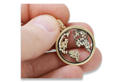 Pendentif ★ en or zlotychlopak.pl ★ Echantillon d’or 585 333 prix bas