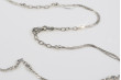 "45cm, 14K White Gold Chain with Unique Italian Design" cct001w