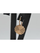 Original Vintage 14K Rose Gold Flower Earrings without Stones ven135 ven135