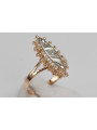 Russisch Sowjet rosa 14 Karat 585 gold Vintage Ring vrn034