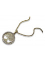 Gold pendant pendant ★ zlotychlopak.pl ★ Gold hallmark 585 333 low price