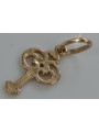 Wyjątkowy Wisiorek Klucz Vintage z Różowego Złota 14k Bez Kamieni vpn019 vpn019