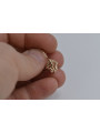 Pendientes Florales en Oro Rosa Antiguo 14k Sin Piedras  ven205 ven205