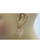 Aretes Vintage de Plata de Ley 925, Sin Piedras ven022s