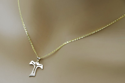 Goldenes katholisches Kreuz ★ russiangold.com ★ Gold 585 333 Niedriger Preis
