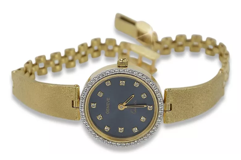 Reloj ★ de oro para damas zlotychlopak.pl Pureza de oro 585 333 ¡★ Precio bajo!