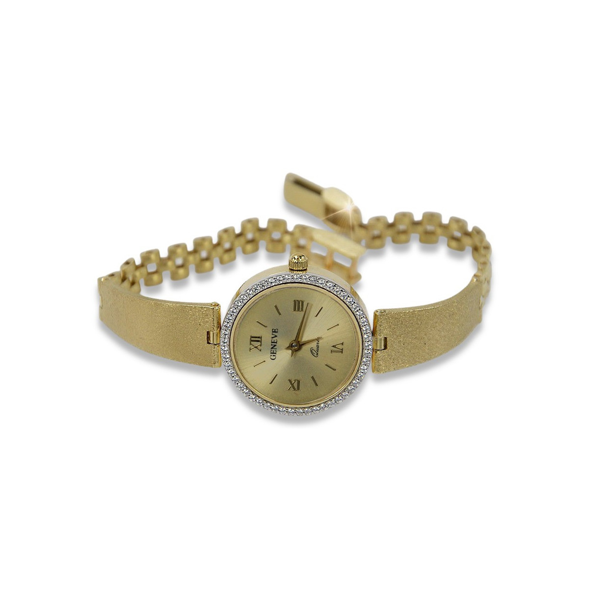 Reloj ★ de oro para damas zlotychlopak.pl Pureza de oro 585 333 ¡★ Precio bajo!