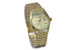 Reloj de hombre de oro amarillo 14k 585 Geneve mw013ydy&mbw007y