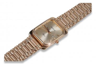 Reloj de oro para hombre Geneve ★ zlotychlopak.pl ★ Pureza de oro 585 333 Precio bajo!