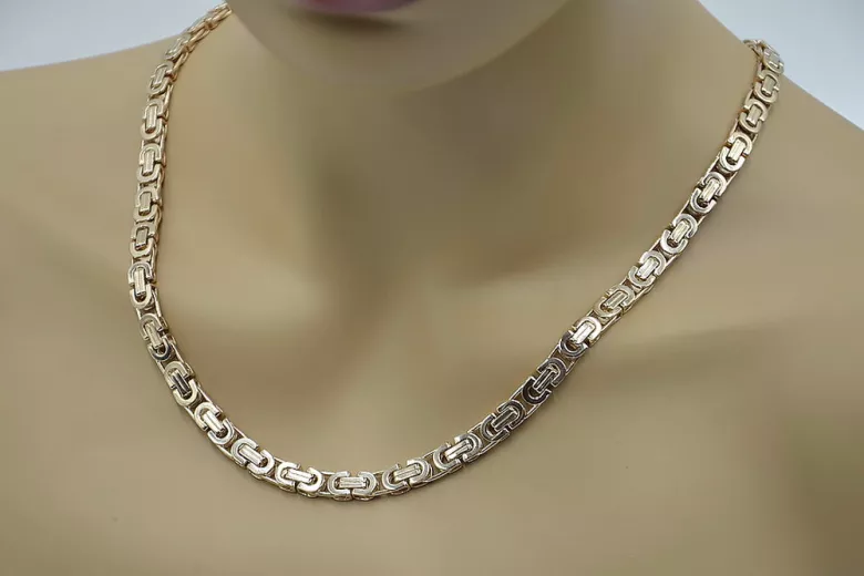 Russian rose soviet gold Bizantina chain