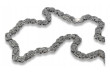 Chaîne Etruska Bizantine en or blanc 14 carats 585 45 cm 
 cc056w